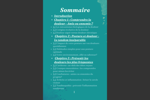 Guide Complet pour Comprendre et Soulager vos Douleurs