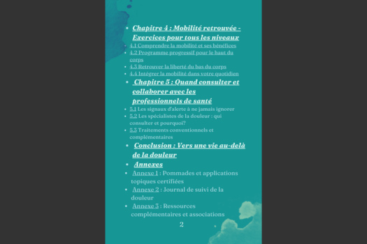 Guide Complet pour Comprendre et Soulager vos Douleurs
